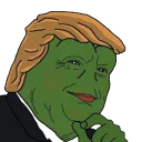 😷 emoji pepe the frog Telegram sticker 24 of 45