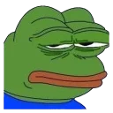 😞 emoji pepe the frog Telegram sticker 19 of 45