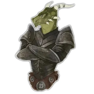 Sticker from Skyrim Italia