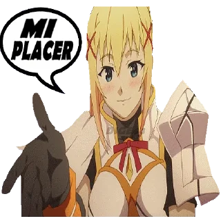 🤝 emoji @STIKERFORALL 🇪🇸KONOSUBA Telegram sticker 11 of 75