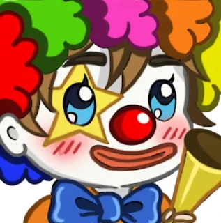 🤡 emoji Danti Emote Telegram sticker 9 of 49