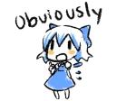 ✔ emoji cirno Telegram sticker 9 of 27