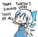 😕 emoji cirno Telegram sticker 13 of 27