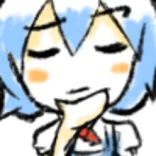 🤔 emoji cirno Telegram sticker 13 of 24