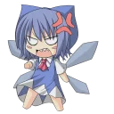 😡 emoji Cirno⑨ Telegram sticker 19 of 31