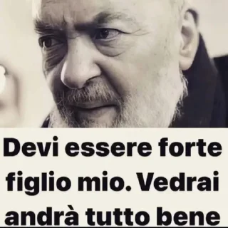 Sticker from padre pio - @firmamento