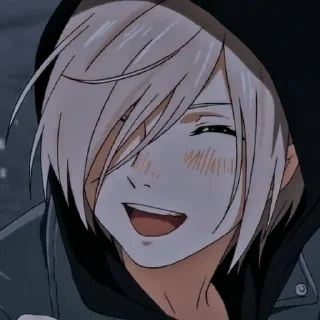 😊 emoji Anime 🖤🤍 Telegram sticker 14 of 78