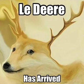 🦌 emoji doge Telegram sticker 13 of 27