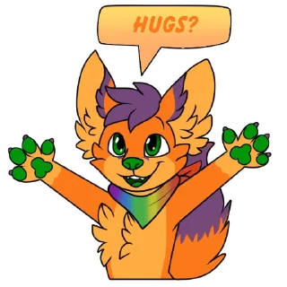 Sticker from Fluffy Foxy