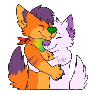 Sticker from Fluffy Foxy