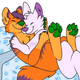 🛌 emoji Fluffy Foxy Telegram sticker 8 of 120