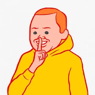 🤫 emoji $JOAN - @joancoinwtf Telegram sticker 9 of 38