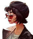 😎 emoji @Loveoops_art Telegram sticker 19 of 120