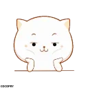 👍 emoji Naughty Cat One😼- @MochaStickers Telegram sticker 23 of 40