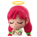 👼 emoji دخترونه 1 Telegram sticker 6 of 23