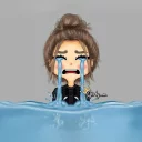 😭 emoji پکیج استیکر دخترونه ی تینا Telegram sticker 17 of 103