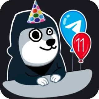 🫥 emoji Resistance Dog #FreePavel ✊ Telegram sticker 8 of 111