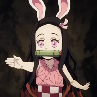 🌸 emoji Nezuko Kamado @StickersofAnime Telegram sticker 8 of 77