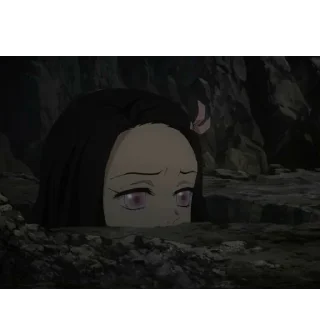 😐 emoji Nezuko kamado Telegram sticker 15 of 32