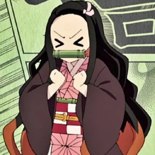 😆 emoji Nezuko kamado Telegram sticker 20 of 32
