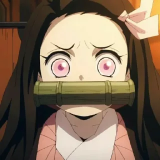 😥 emoji Nezuko kamado Telegram sticker 4 of 32