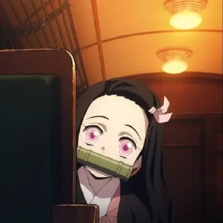 🌸 emoji Nezuko Kamado @StickersofAnime Telegram sticker 13 of 77