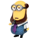 😕 emoji minion Telegram sticker 5 of 13