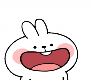 😆 emoji @spoiledrabbits Telegram sticker 14 of 26