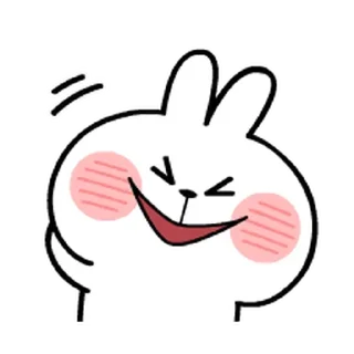 😆 emoji @spoiledrabbits Telegram sticker 4 of 40