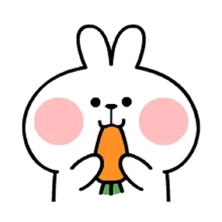 😋 emoji @spoiledrabbits Telegram sticker 23 of 40