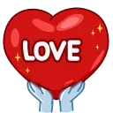 😍 emoji LOVE @Stickersnew Telegram sticker 9 of 50