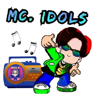 🔥 emoji IDOLS Telegram sticker 6 of 14