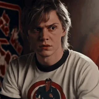😐 emoji 'Evan Peters | @iStickerLand, Telegram sticker 22 of 86