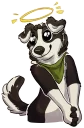 😇 emoji Tay Telegram sticker 10 of 79