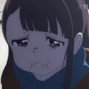 😔 emoji Akko Little Witch Academia Telegram sticker 3 of 120