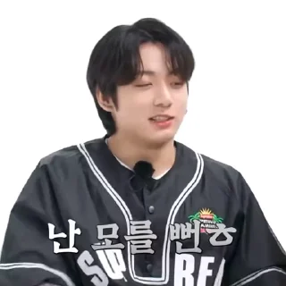 ❔ emoji jk  ‌♡  run bts  ❔  @softrn  ! Telegram sticker 6 of 35