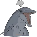 😡 emoji CALL Dolphin Telegram sticker 4 of 46