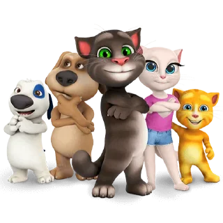 Sticker from Talking Tom and friends