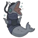 😱 emoji CALL Dolphin Telegram sticker 7 of 46