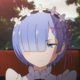 ☁️ emoji REM❤️RE ZERO • @sticbot Telegram sticker 19 of 63
