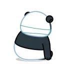 😔 emoji Панда @Stickersnew Telegram sticker 6 of 16