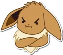 😠 emoji Cutie eevee Telegram sticker 20 of 45