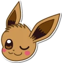😉 emoji Cutie eevee Telegram sticker 6 of 45