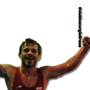 Sticker from wrestling