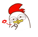 😘 emoji Chicken Telegram sticker 14 of 23