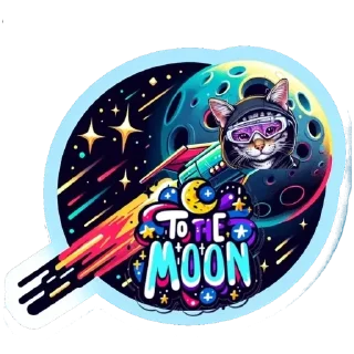 Sticker from Telegram Monk