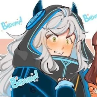 🐺 emoji ⊹𐨿𝅄⁺ ℙ𝕆ℙ𝕆𝕃 ⁺𝅄𐨿⊹ ·🌙· // @stikers_vikaaaam Telegram sticker 22 of 48