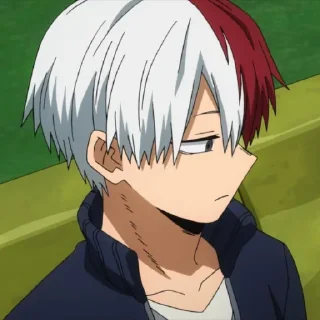 🛡 emoji Shoto Todoroki @StickersofAnime Telegram sticker 14 of 14