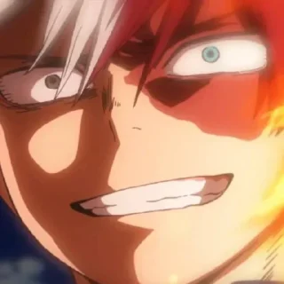 🛡 emoji Shoto Todoroki @StickersofAnime Telegram sticker 7 of 14
