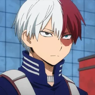 🛡 emoji Shoto Todoroki @StickersofAnime Telegram sticker 9 of 14
